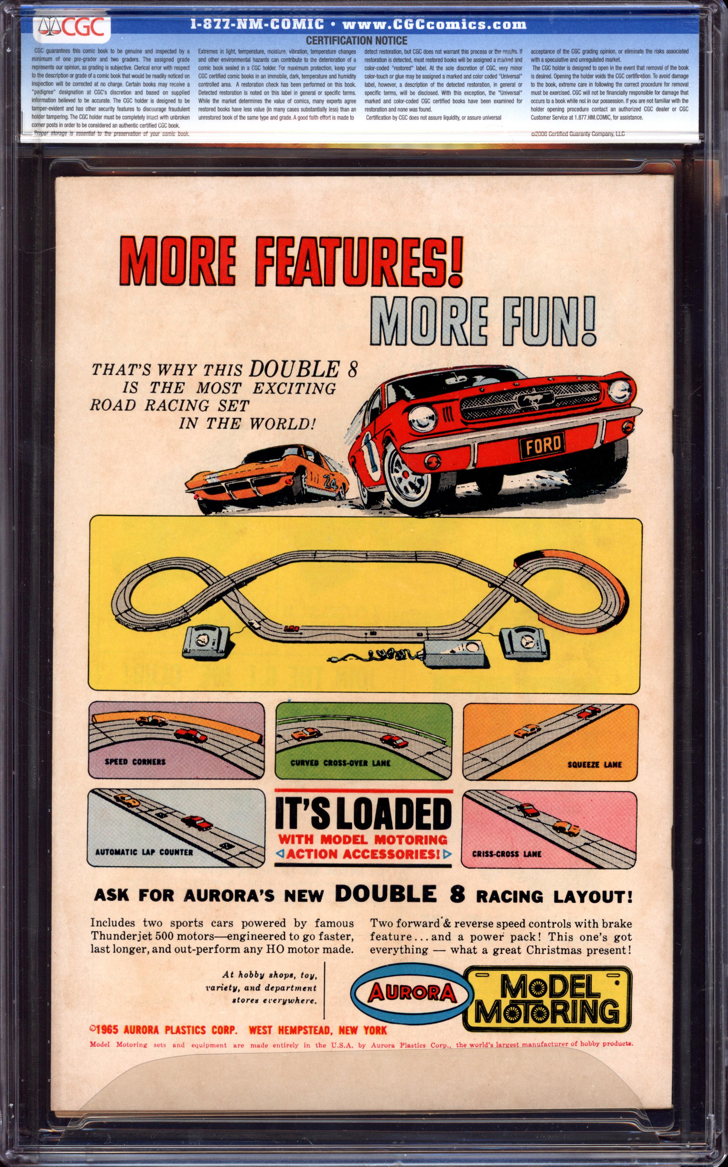 ACTION COMICS Back Cover