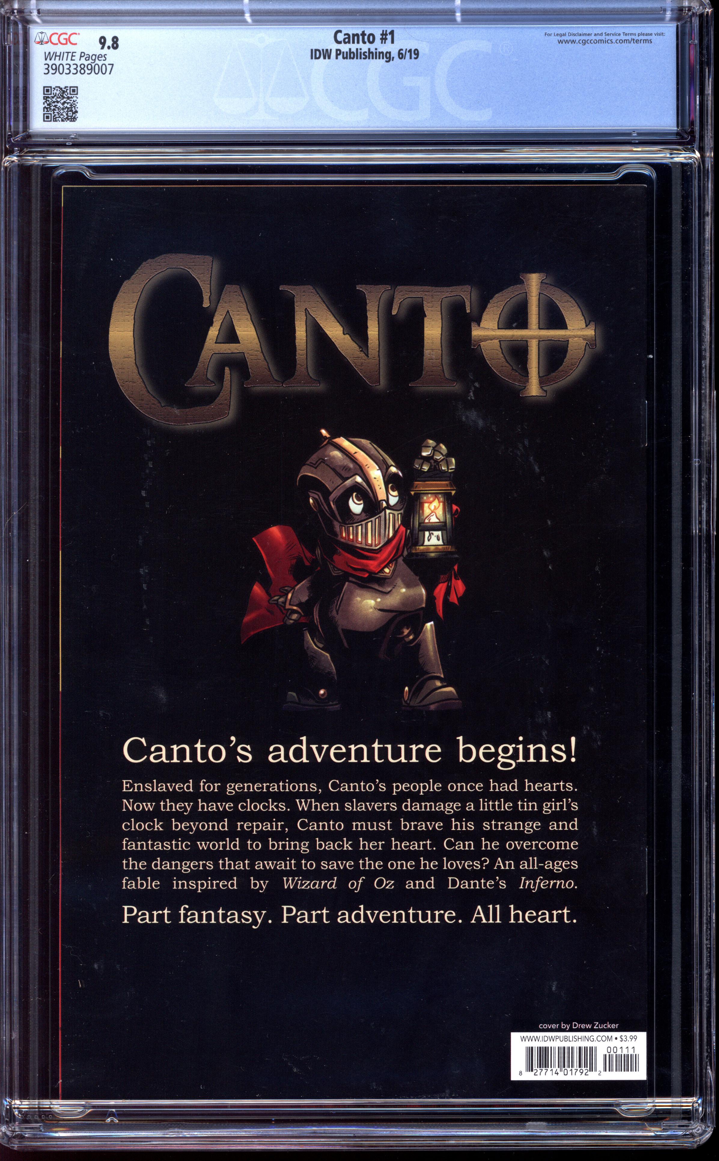 CANTO Back Cover