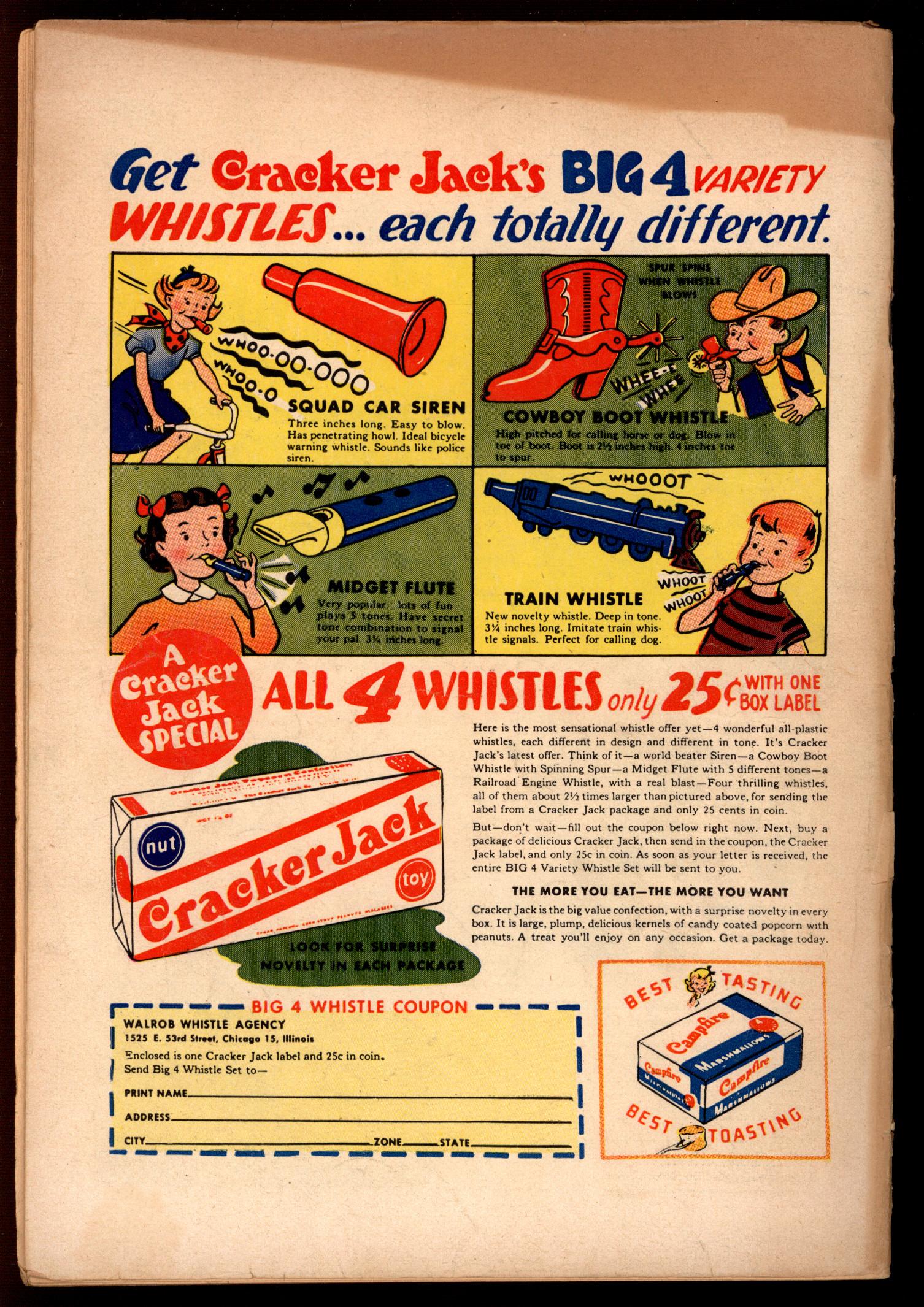 ARCHIE COMICS Back Cover