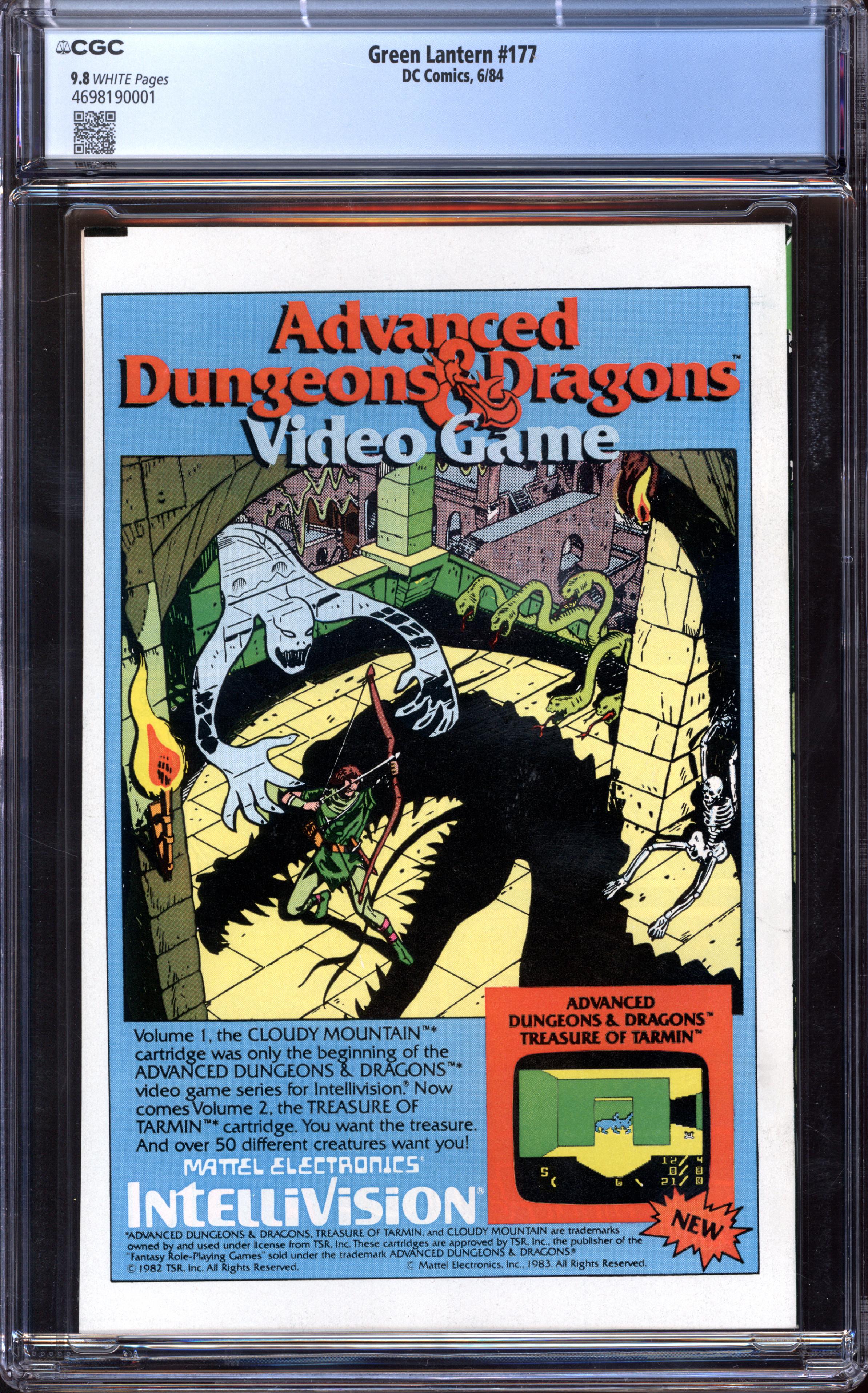 GREEN LANTERN Back Cover