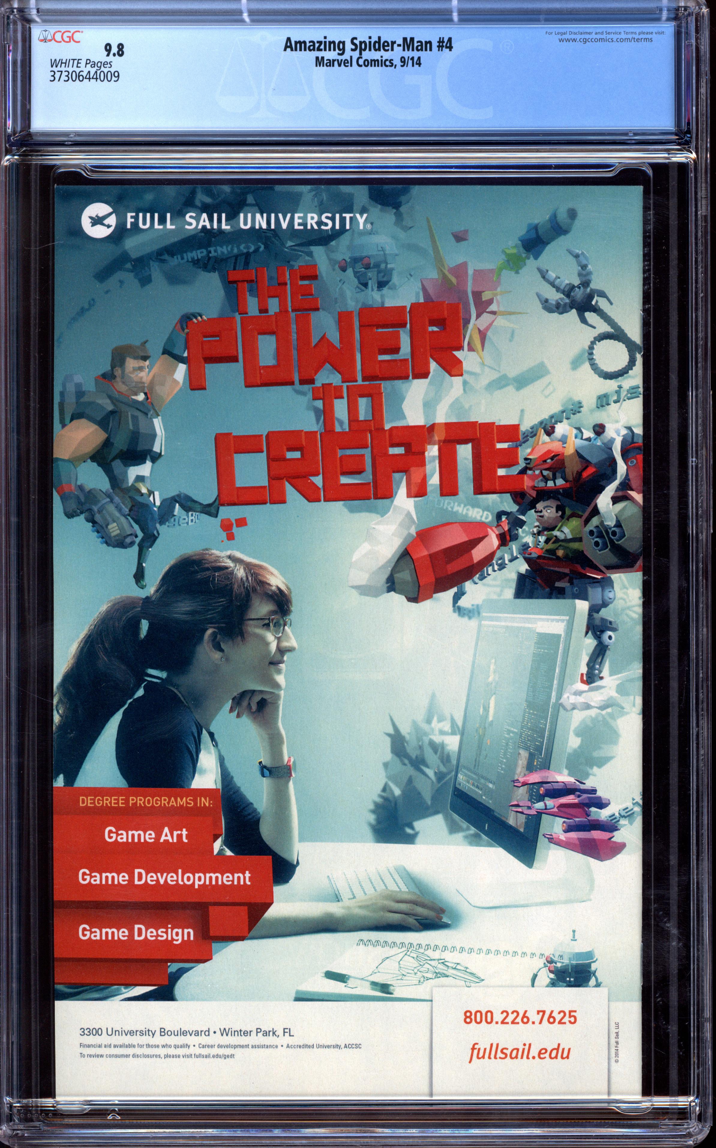 AMAZING SPIDER-MAN Back Cover