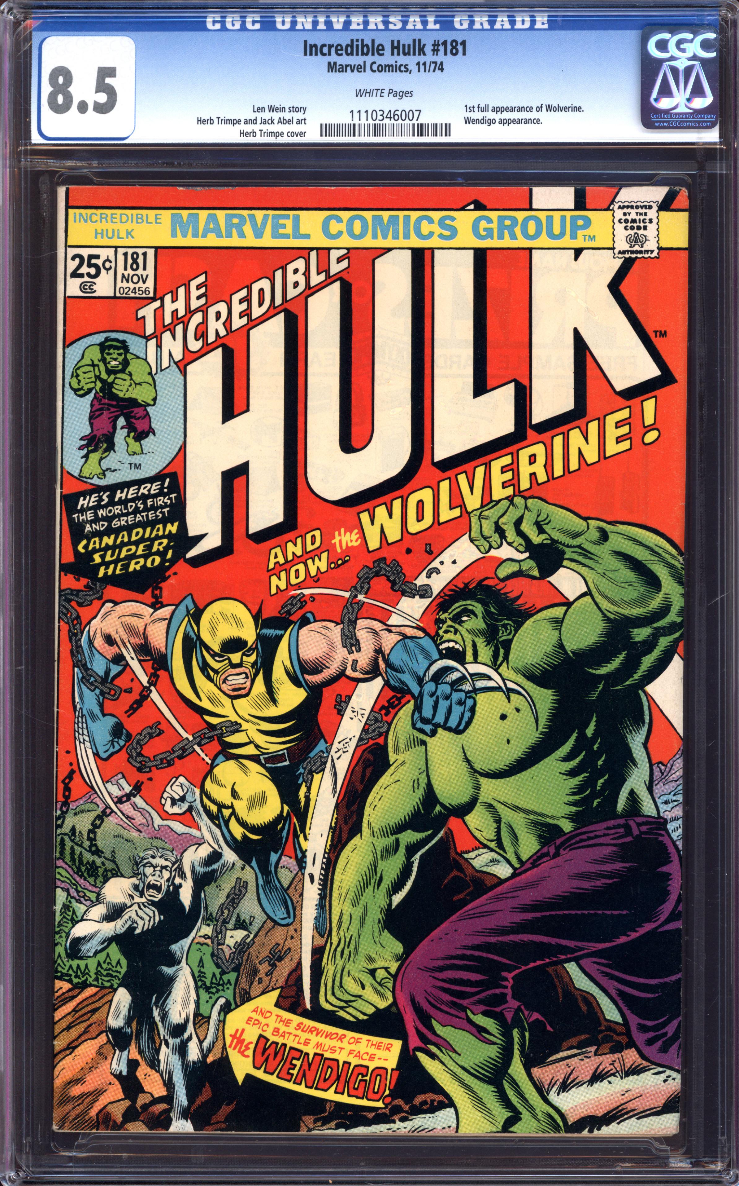 INCREDIBLE HULK Front Cover