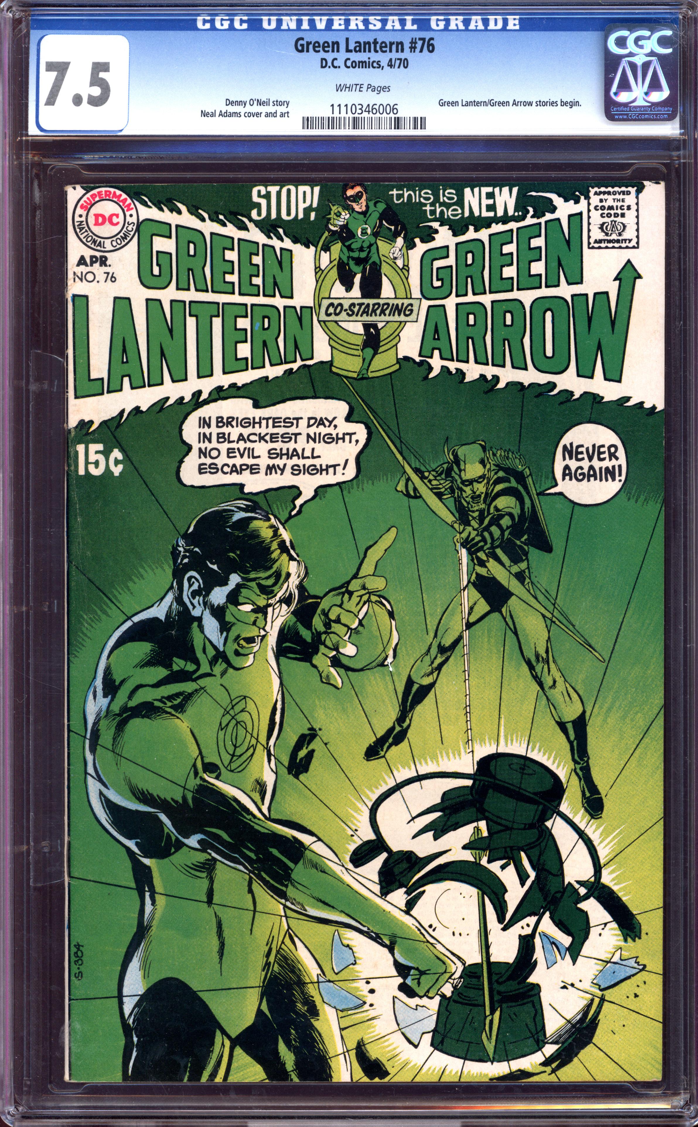 GREEN LANTERN Front Cover