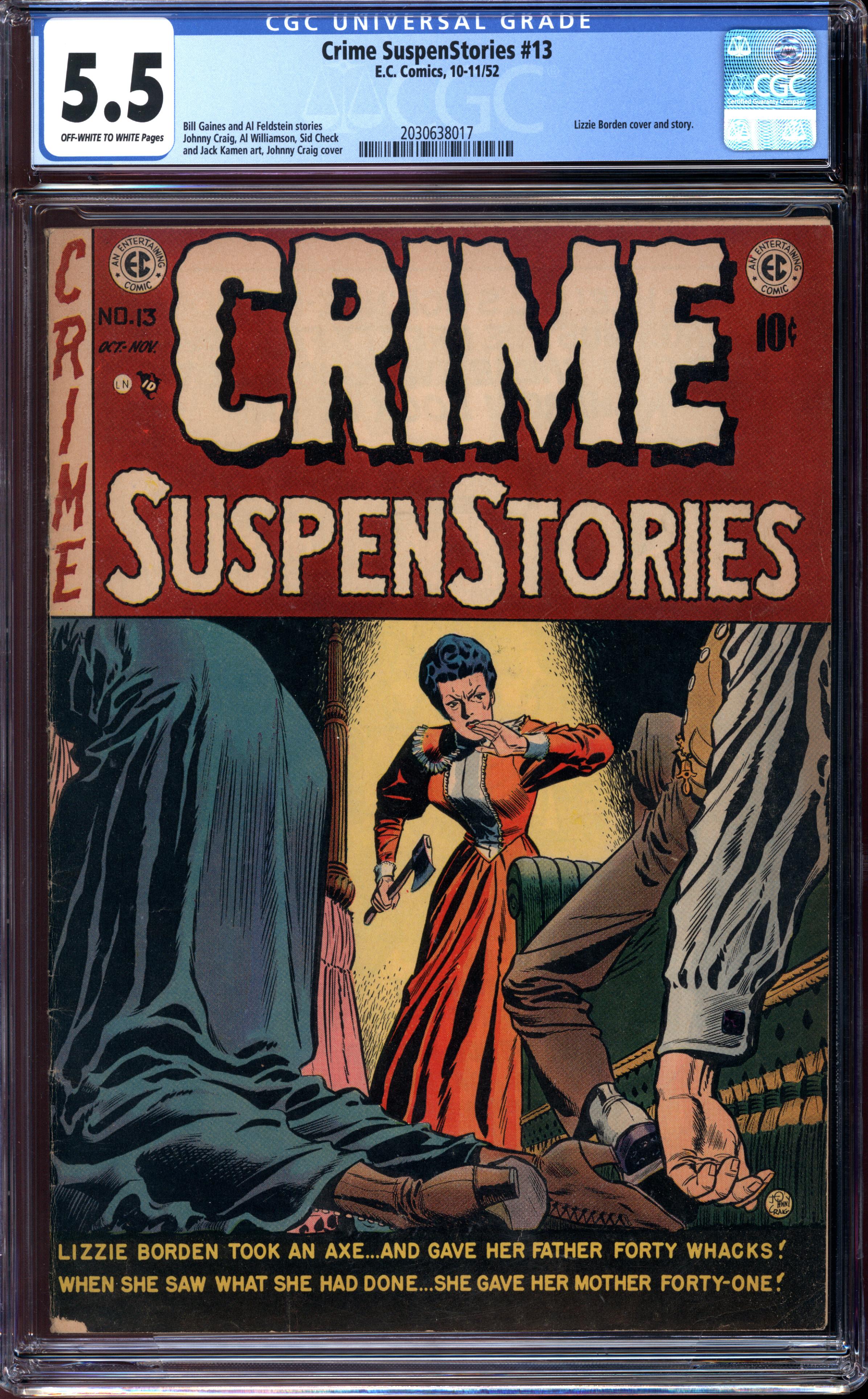CRIME SUSPENSTORIES Front Cover