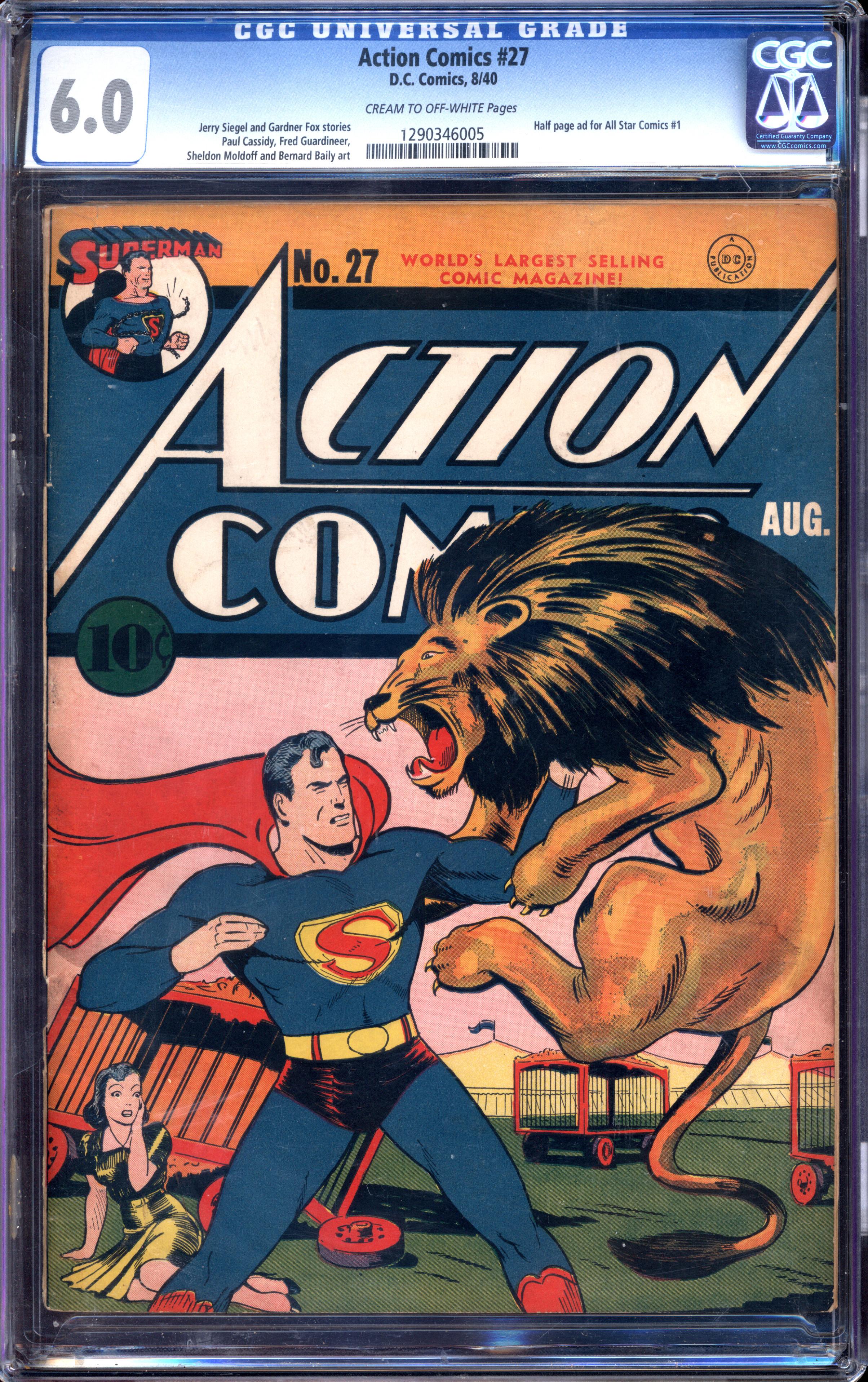 ACTION COMICS Front Cover