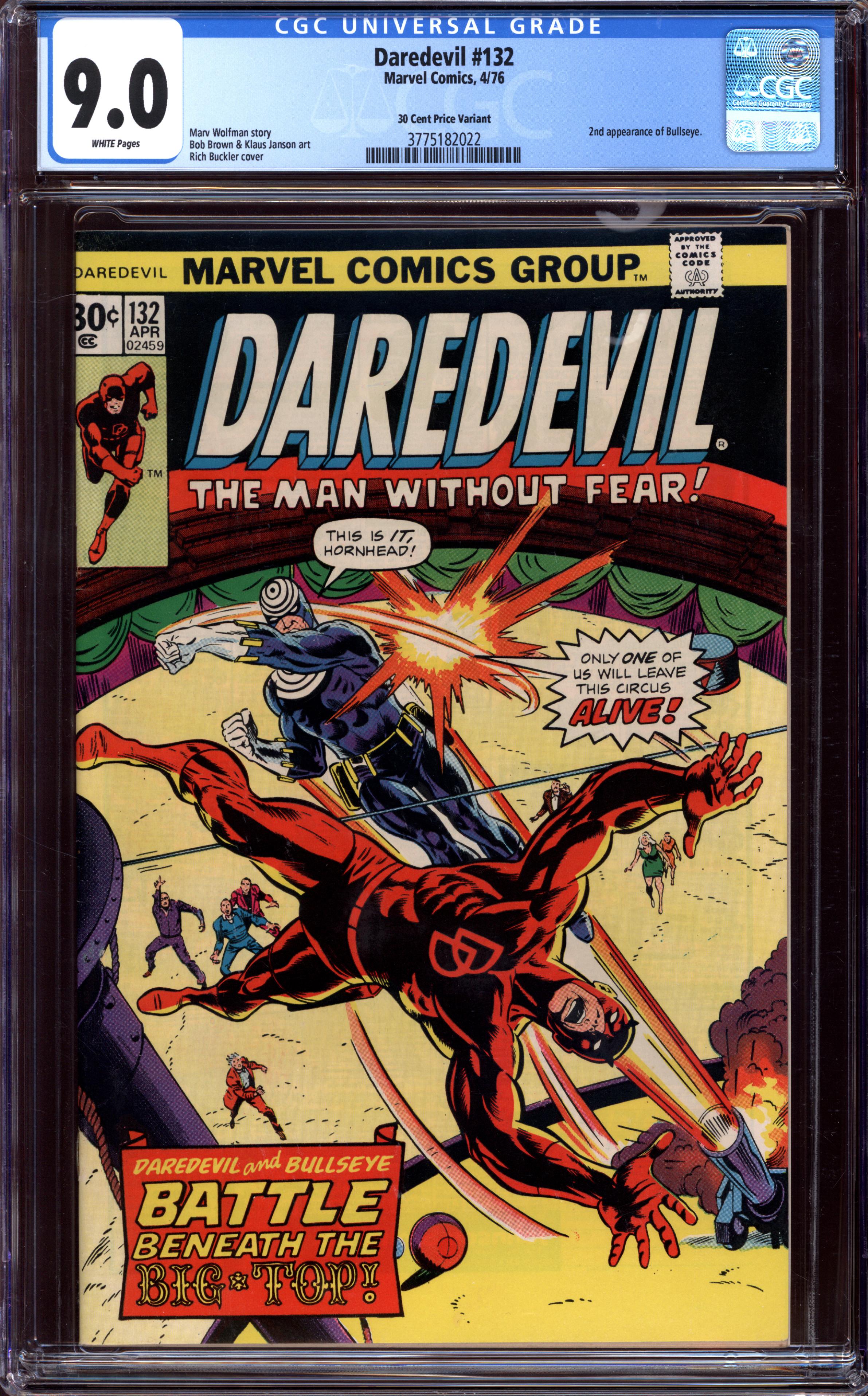 DAREDEVIL Front Cover
