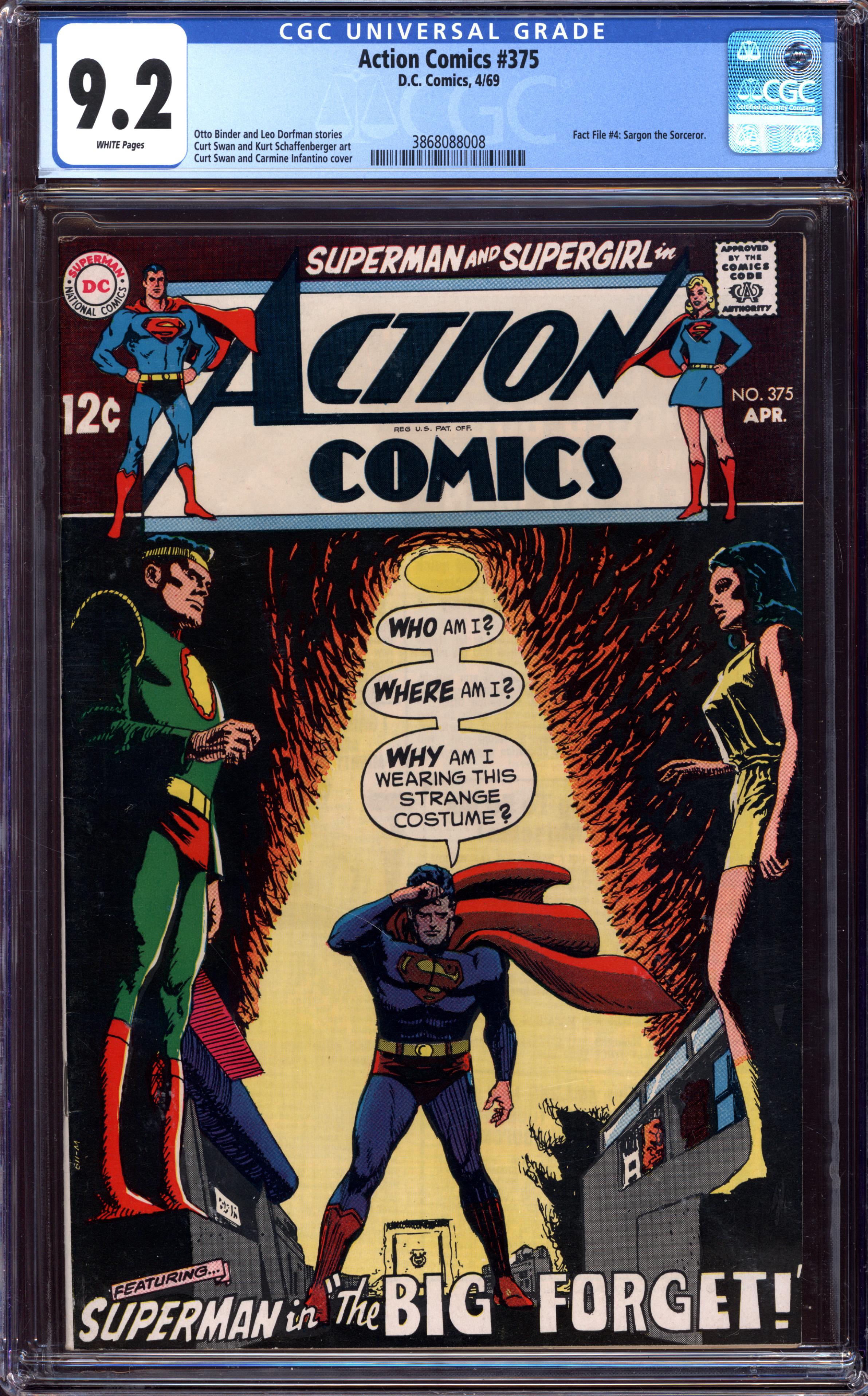 ACTION COMICS Front Cover