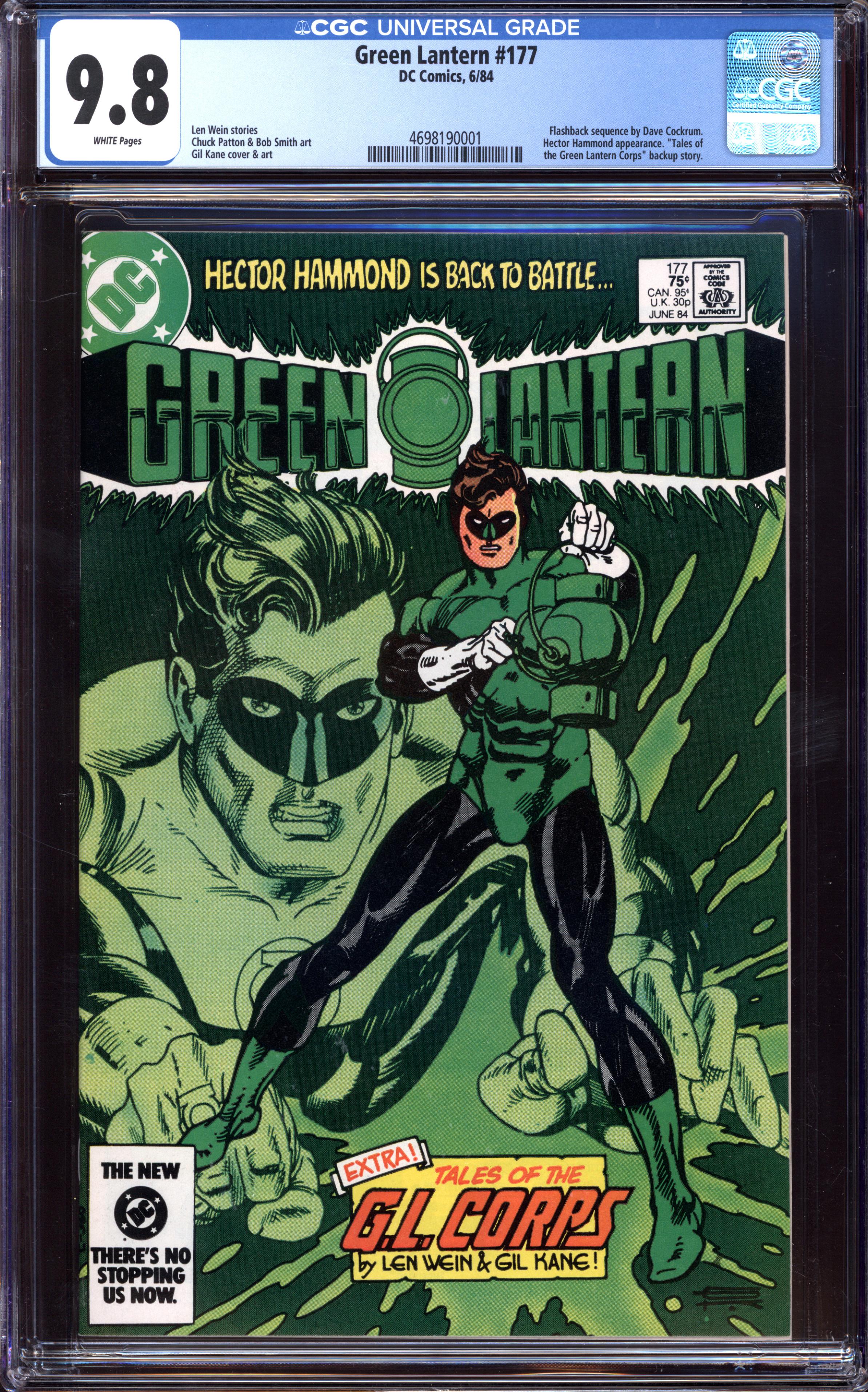 GREEN LANTERN Front Cover