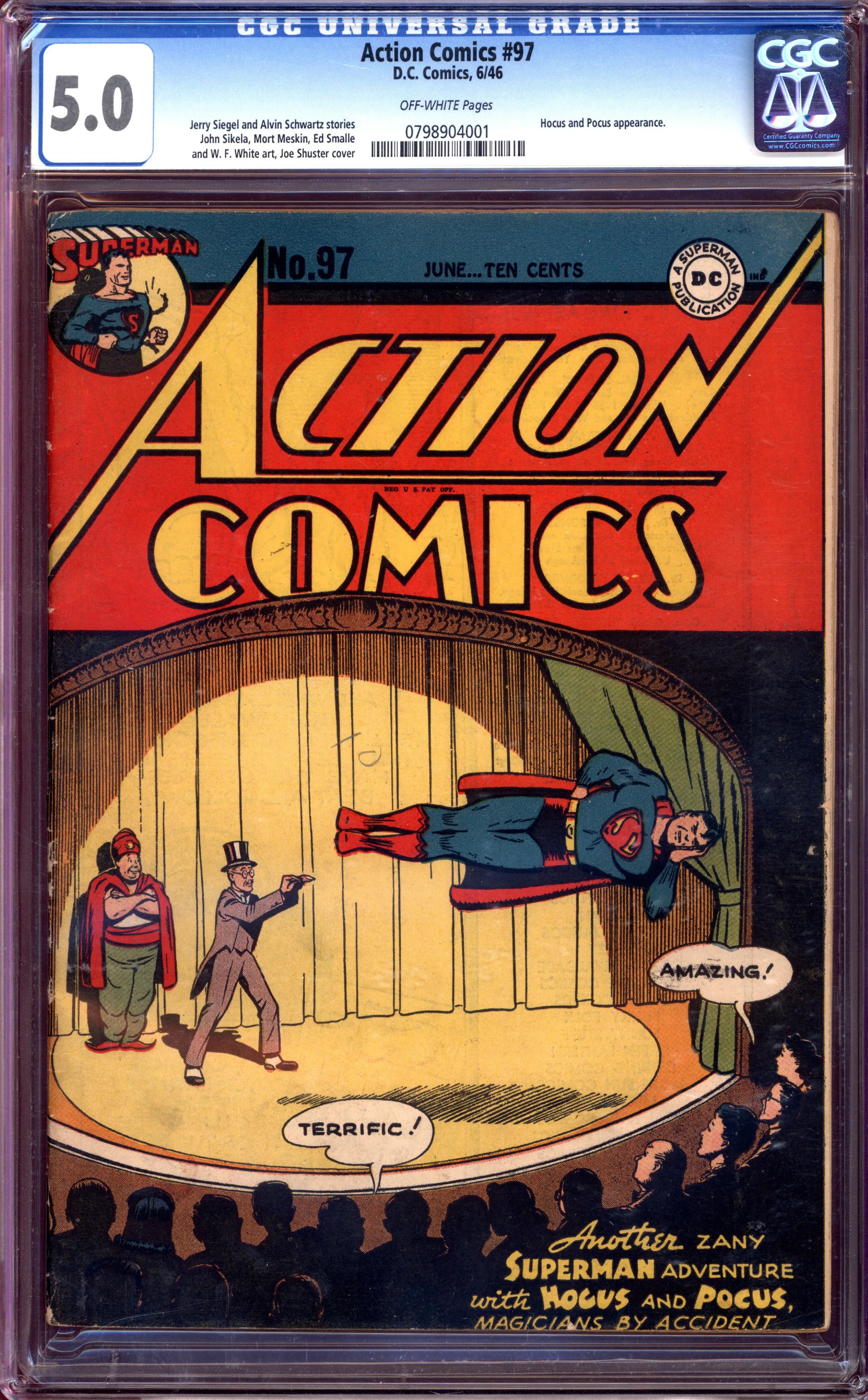 ACTION COMICS Front Cover
