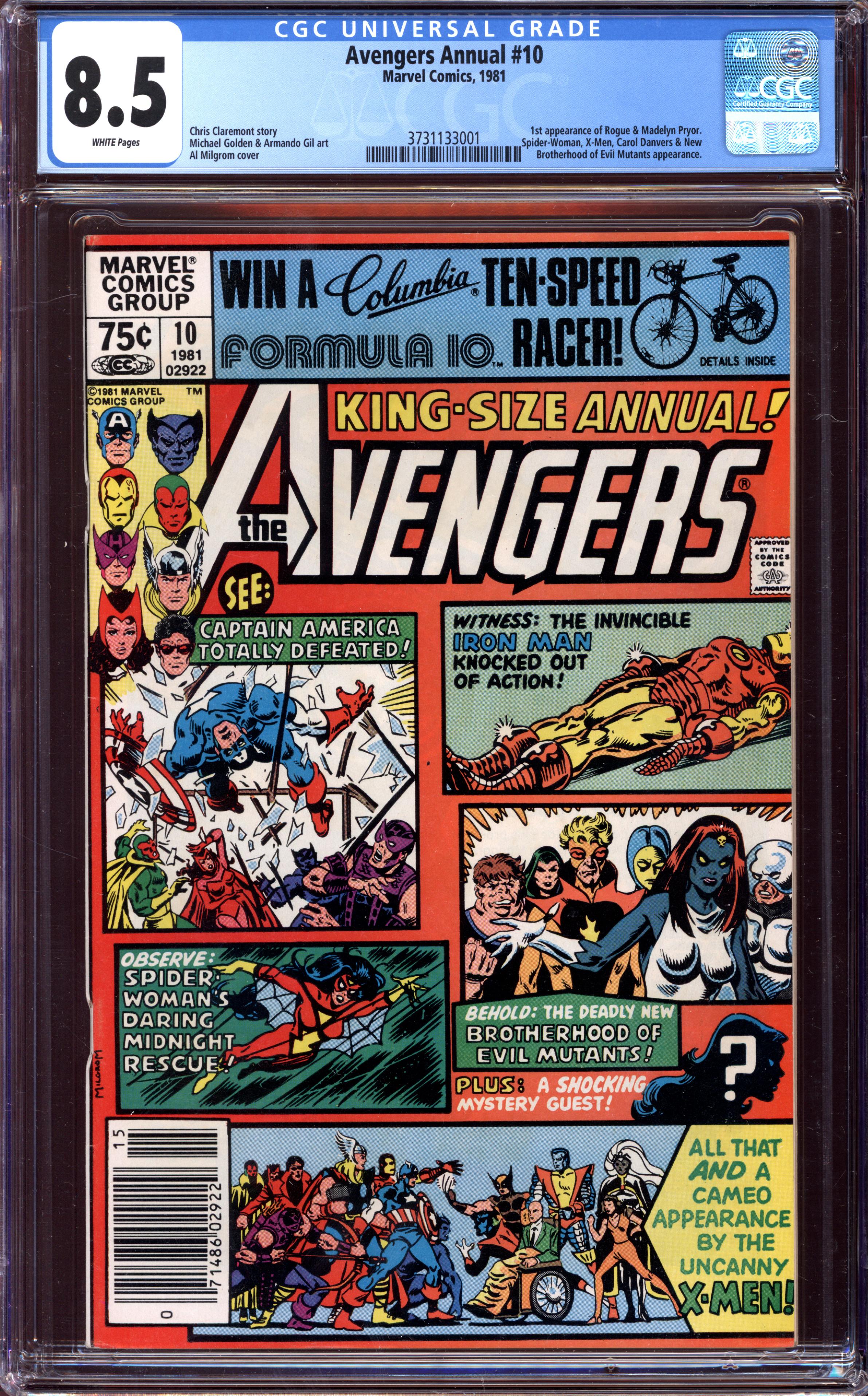 AVENGERS ANNUAL Front Cover