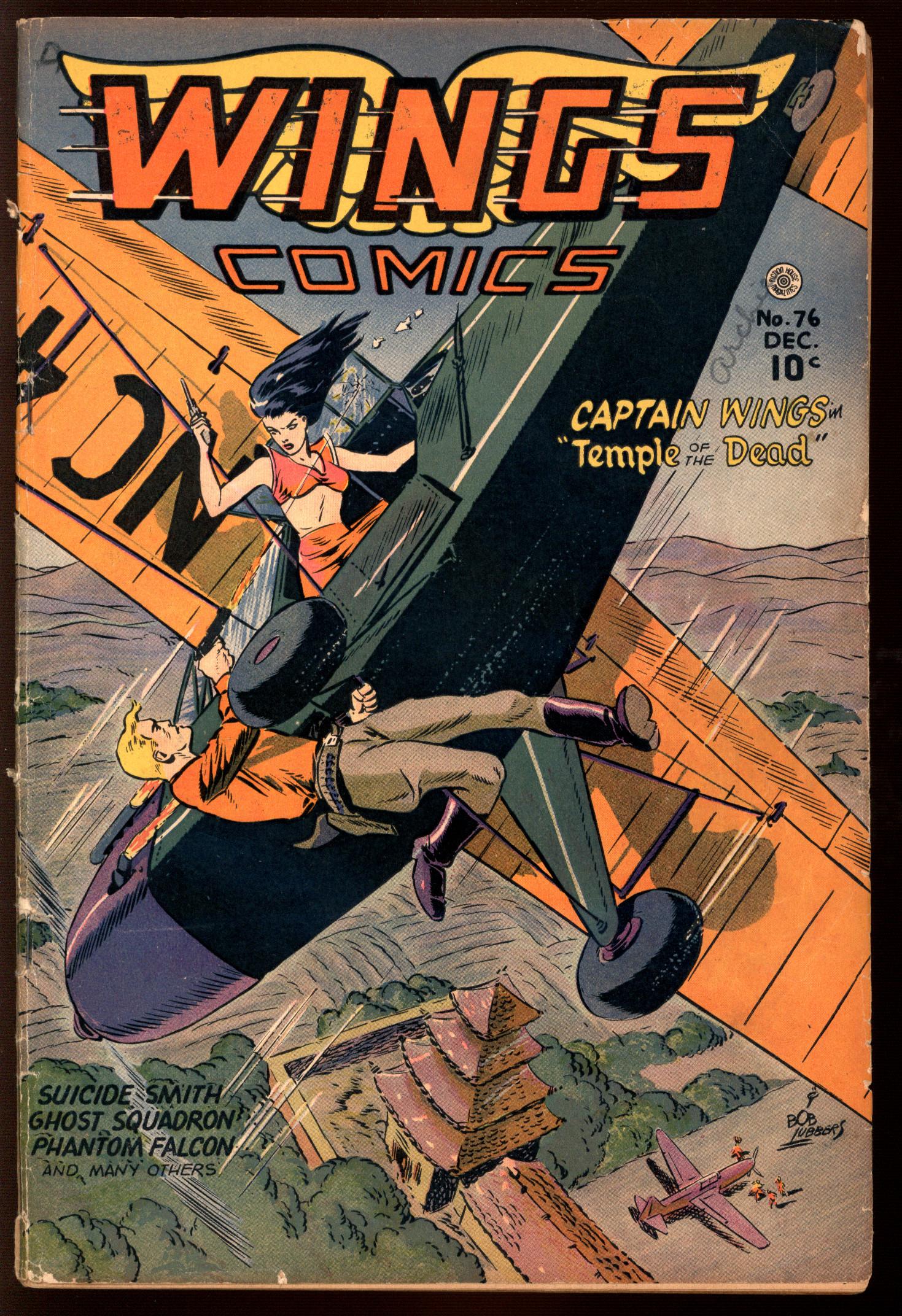 WINGS COMICS Front Cover