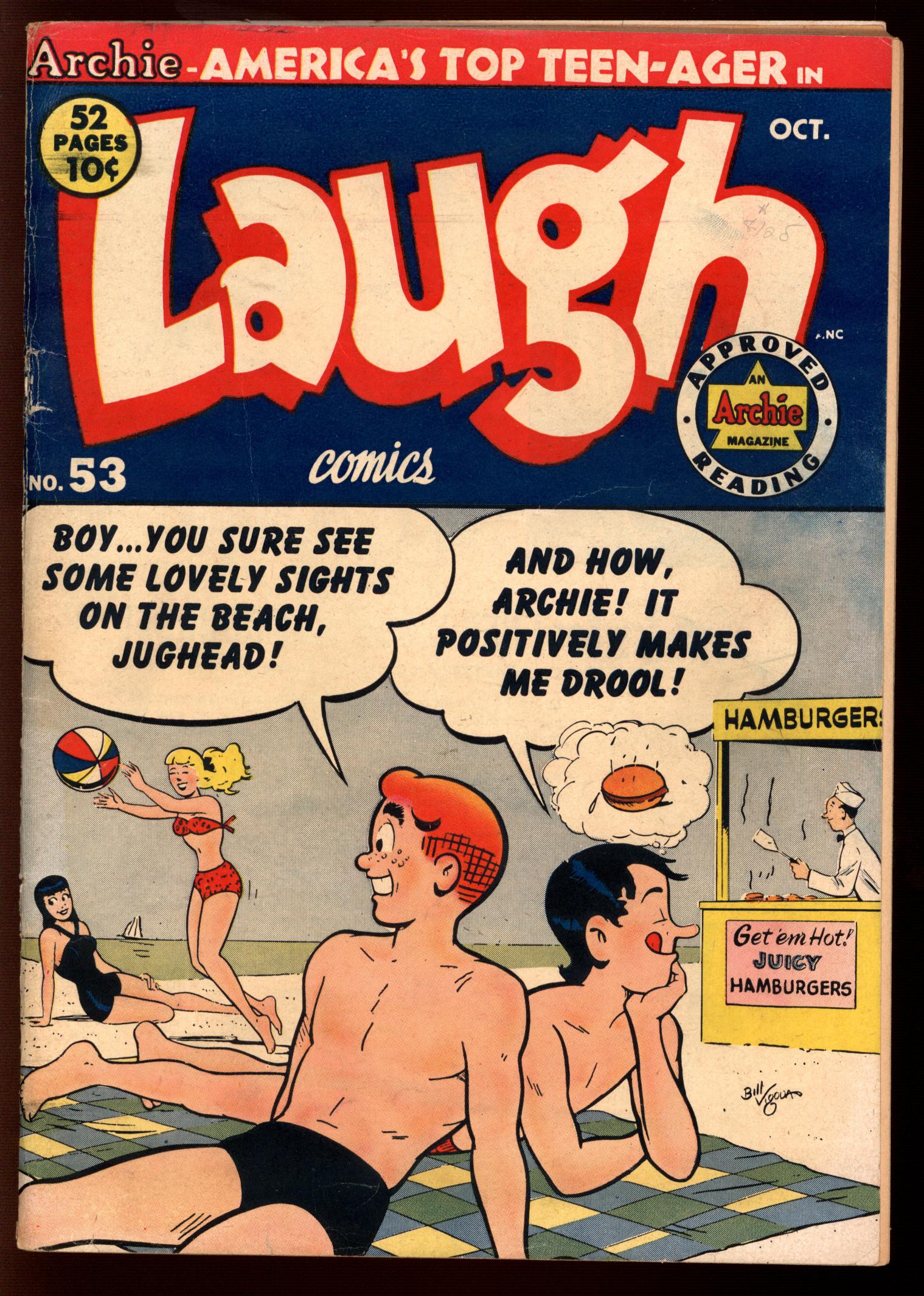 LAUGH COMICS Front Cover