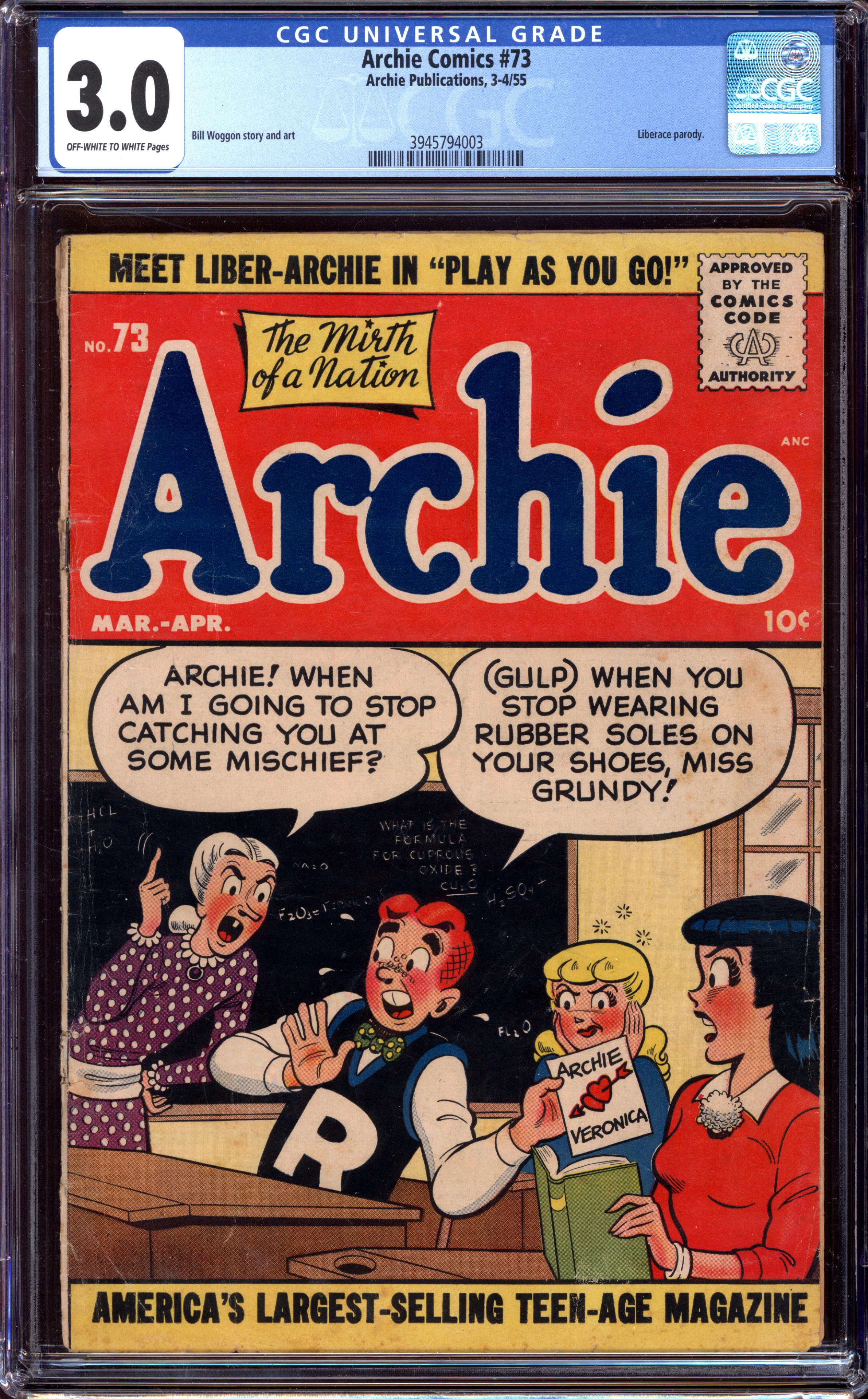 ARCHIE COMICS Front Cover