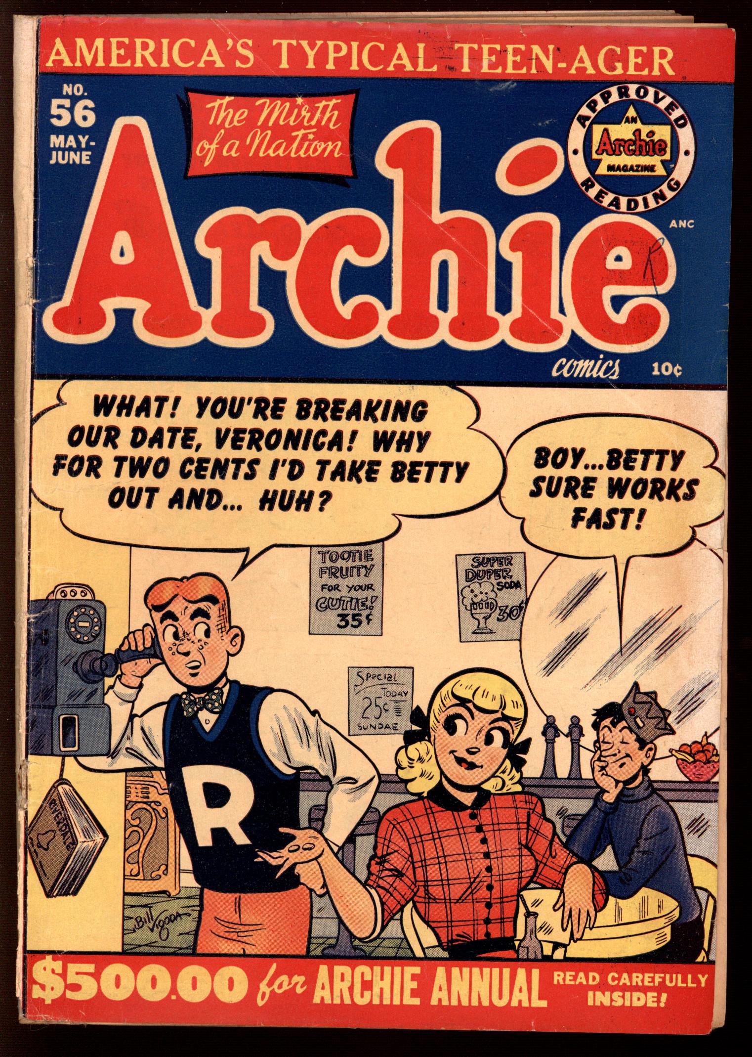ARCHIE COMICS Front Cover
