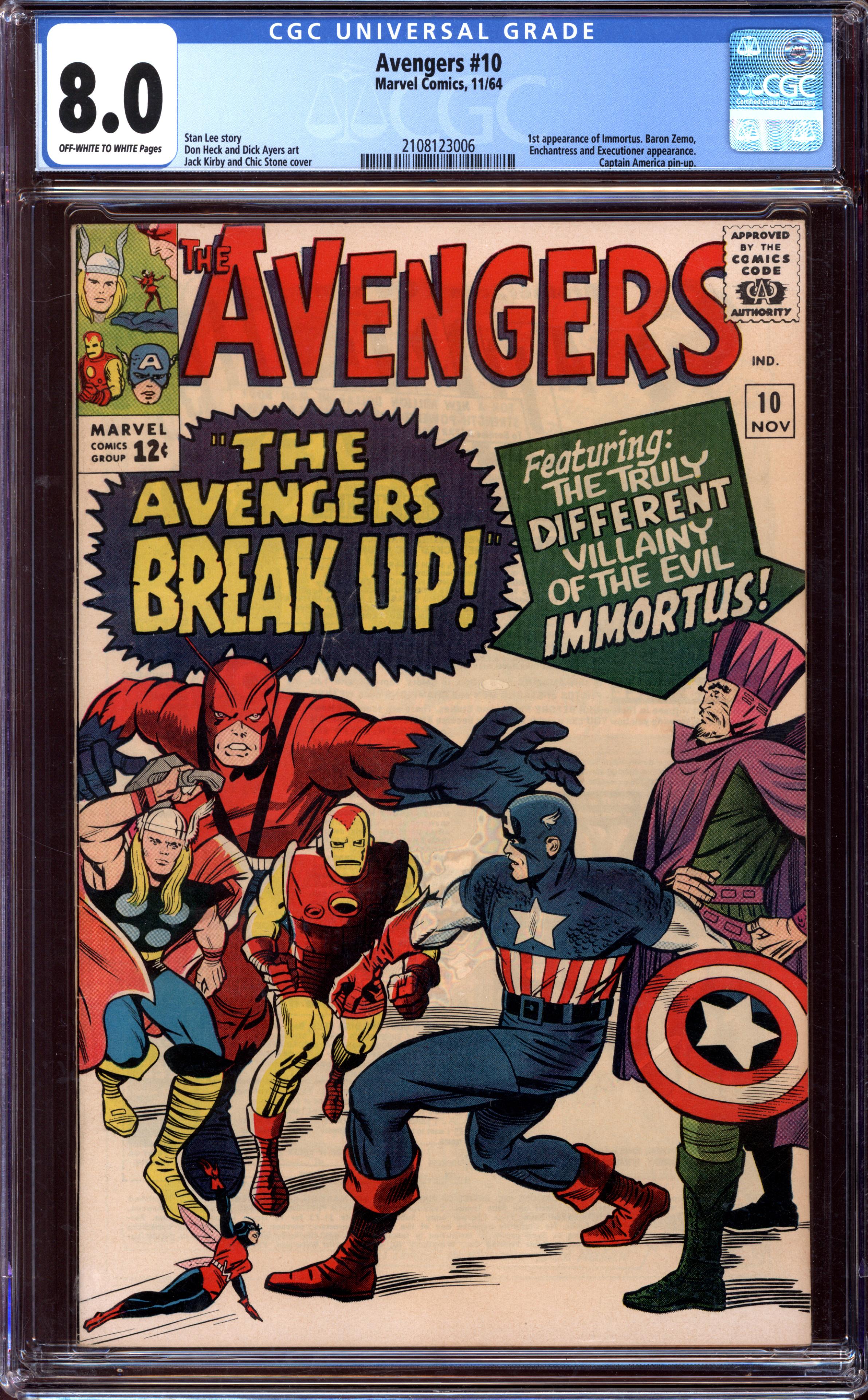 AVENGERS Front Cover