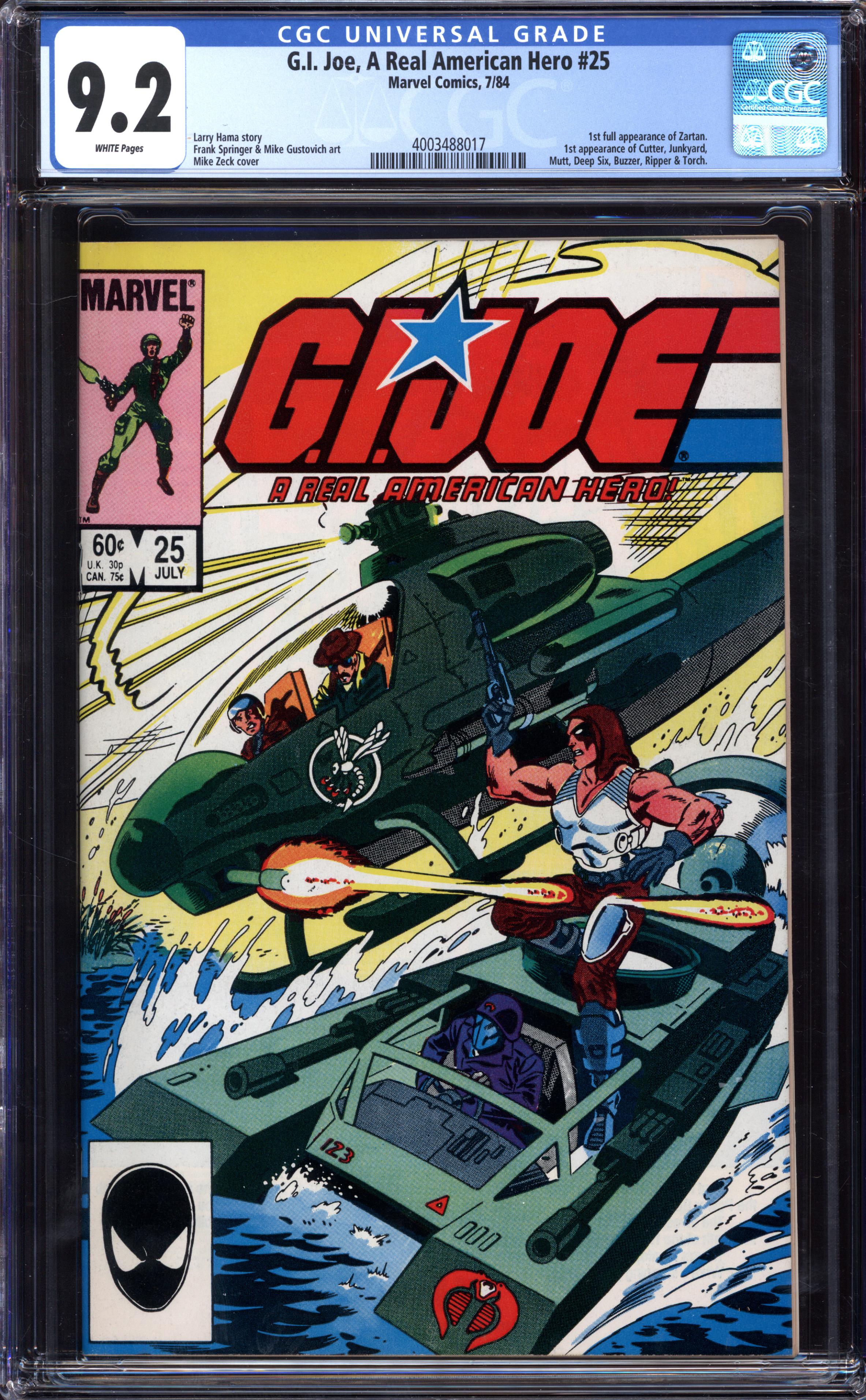G.I. JOE, A REAL AMERICAN HERO Front Cover