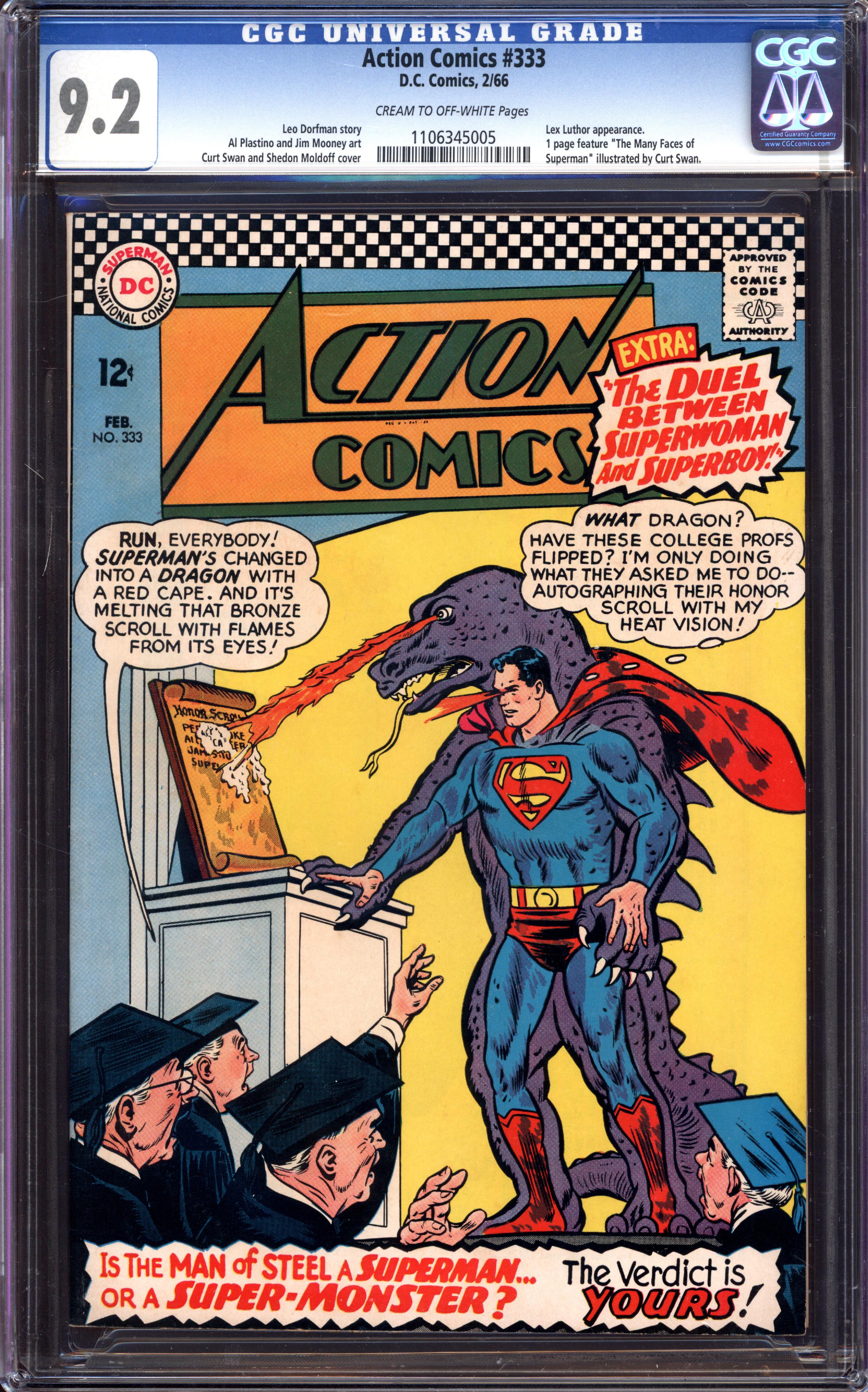 ACTION COMICS Front Cover