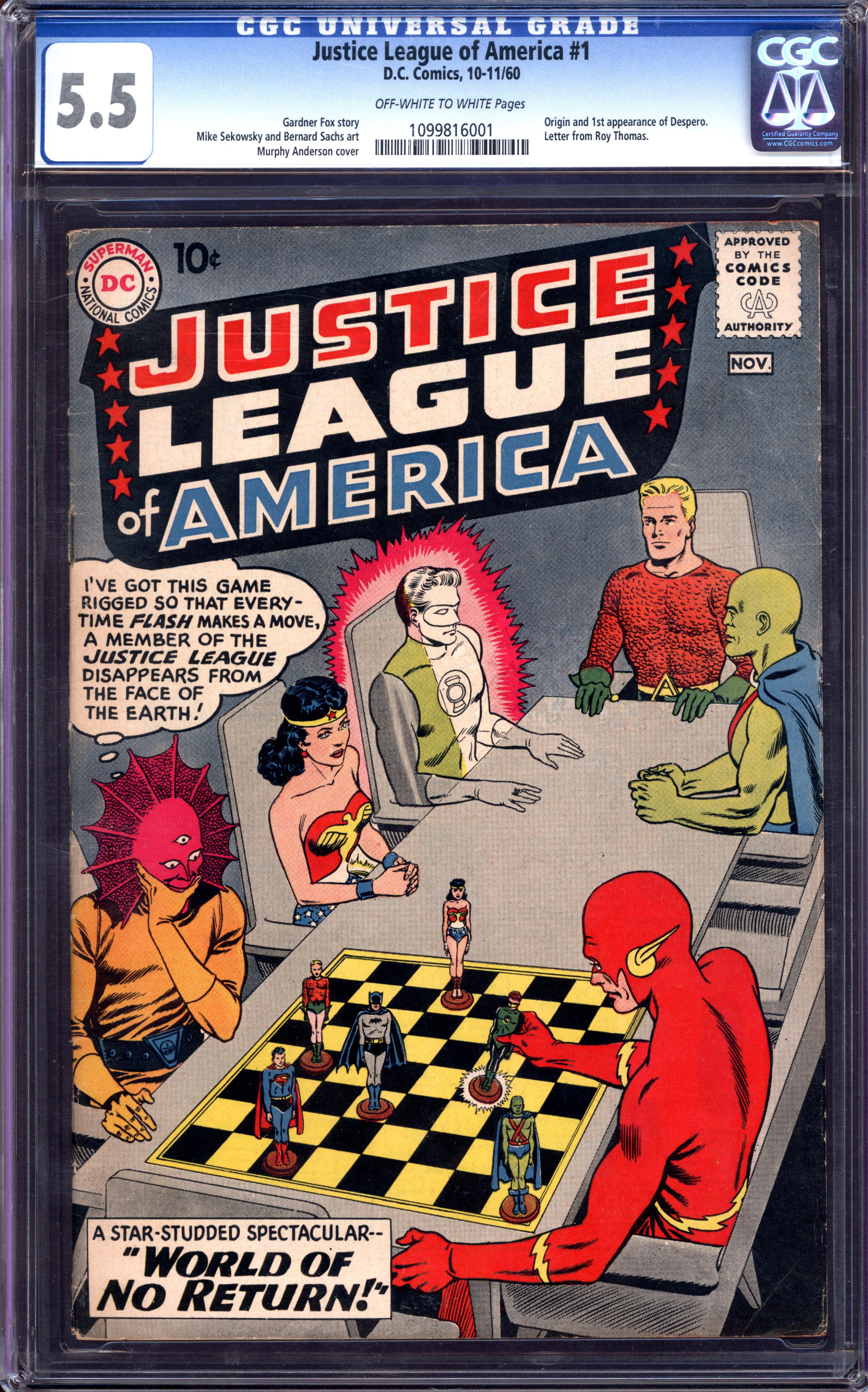 JUSTICE LEAGUE OF AMERICA Front Cover