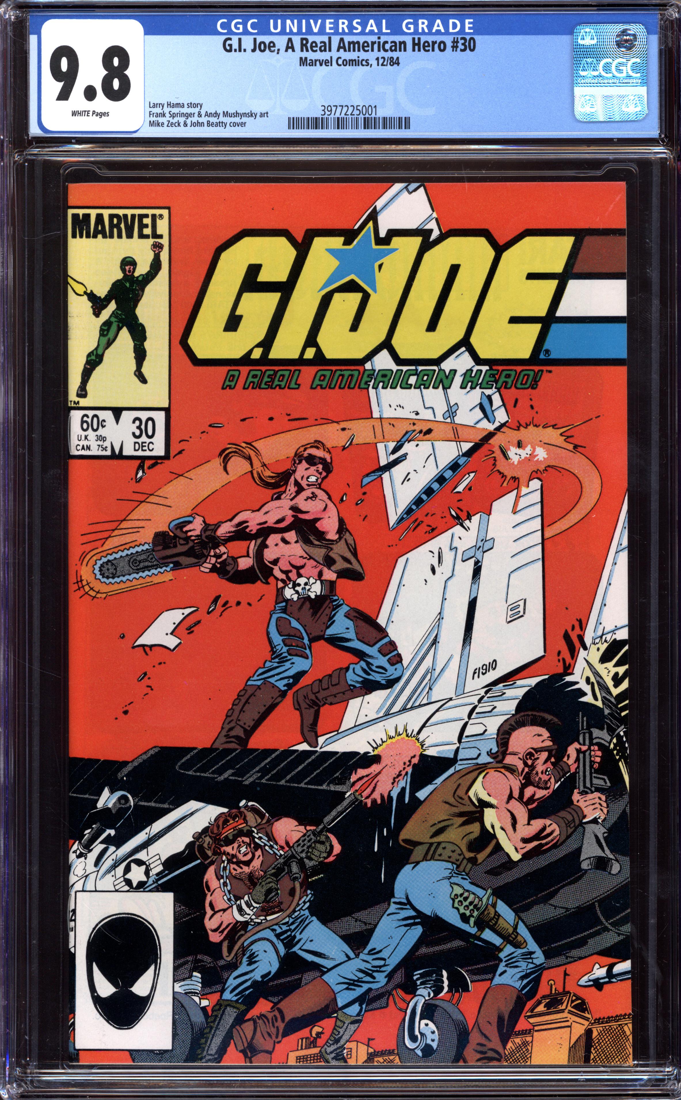 G.I. JOE, A REAL AMERICAN HERO Front Cover