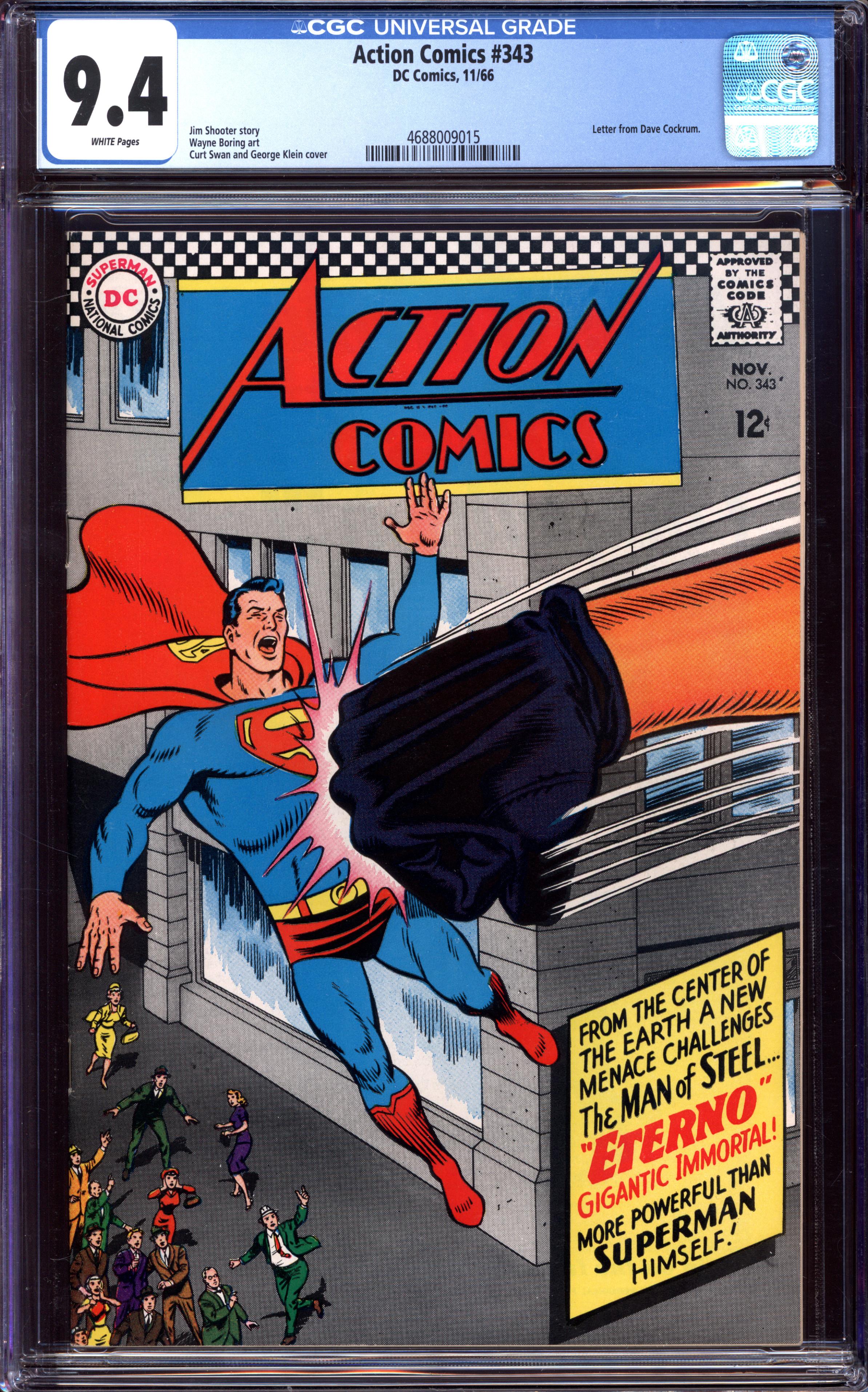ACTION COMICS Front Cover