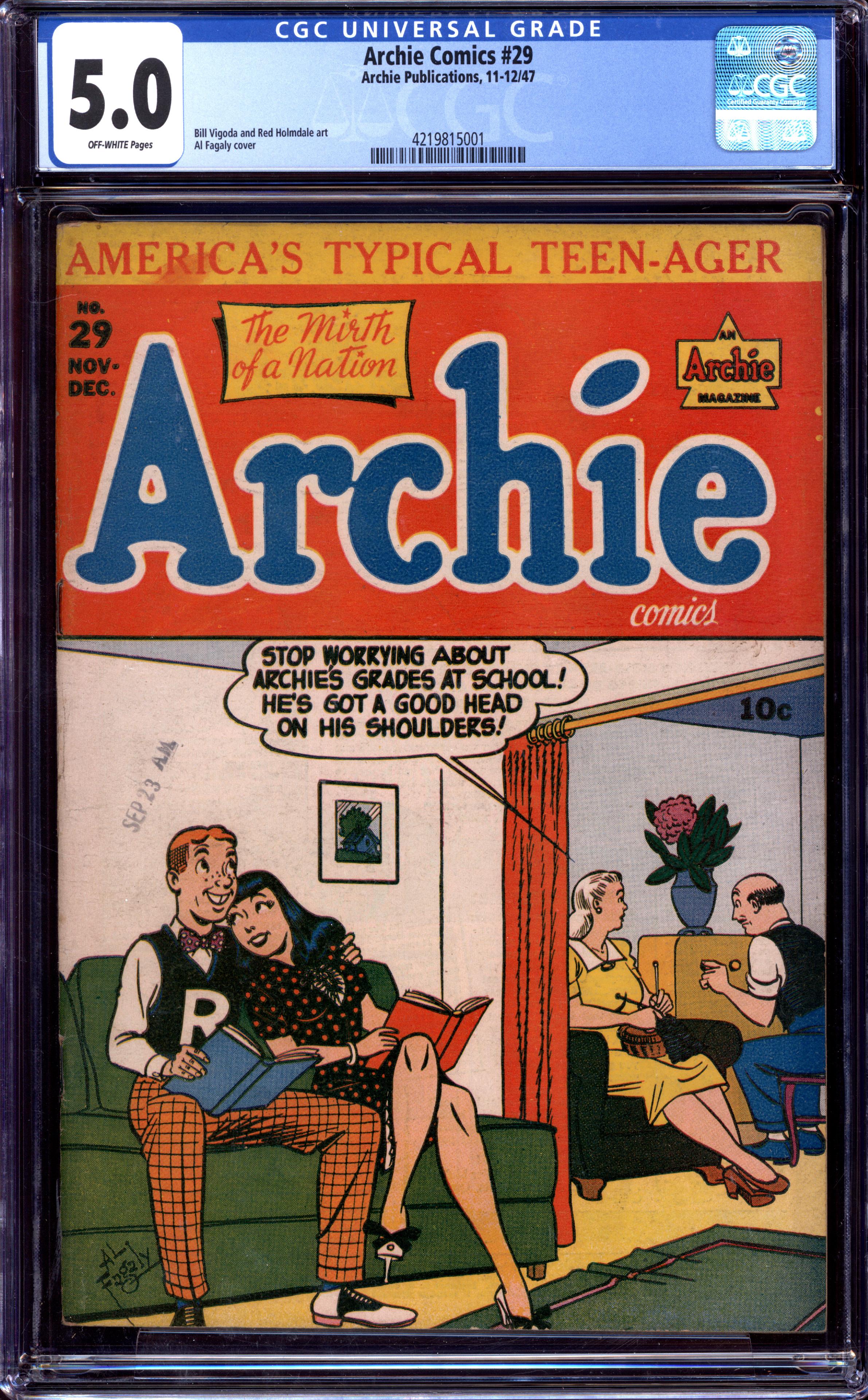 ARCHIE COMICS Front Cover