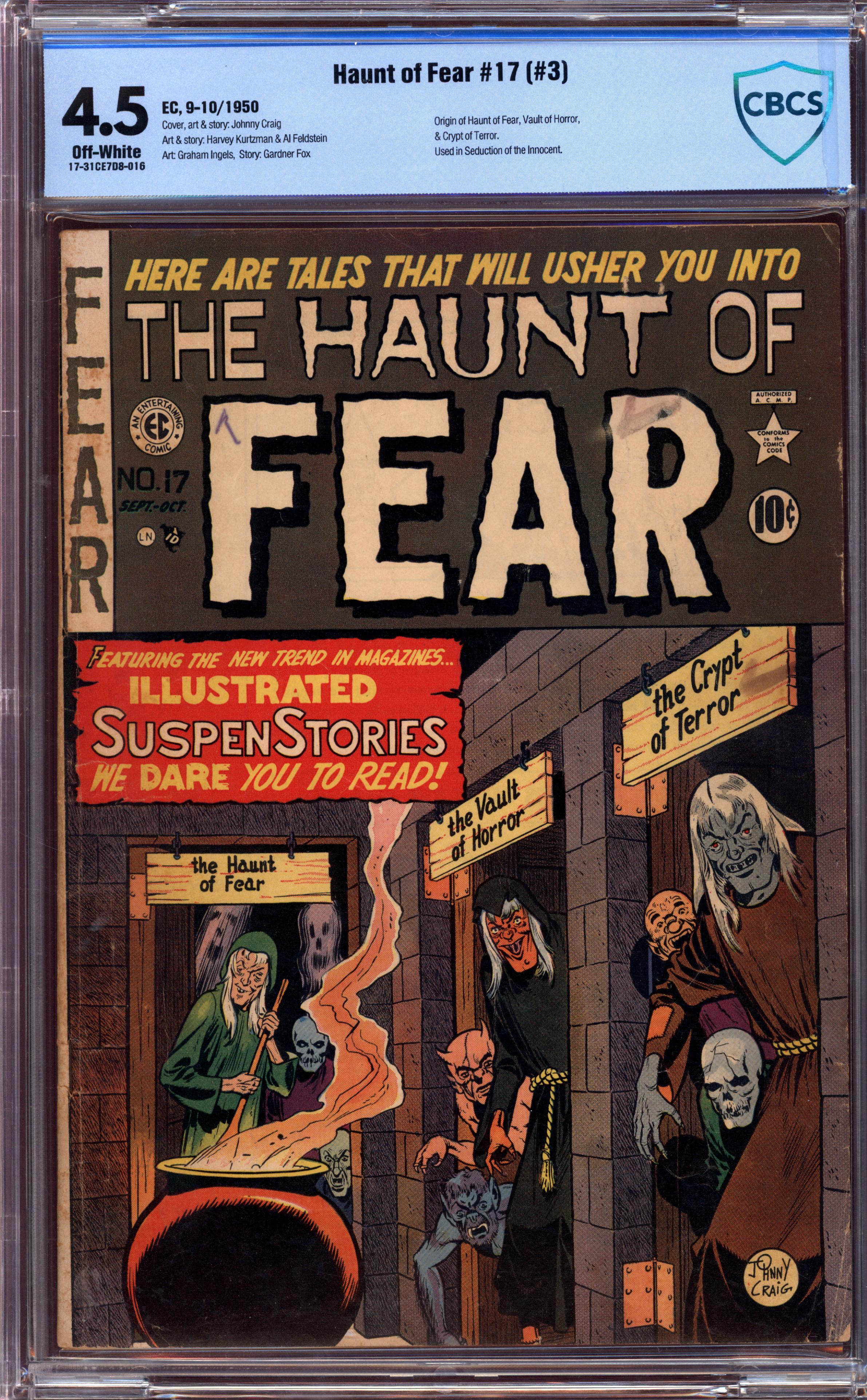 HAUNT OF FEAR Front Cover