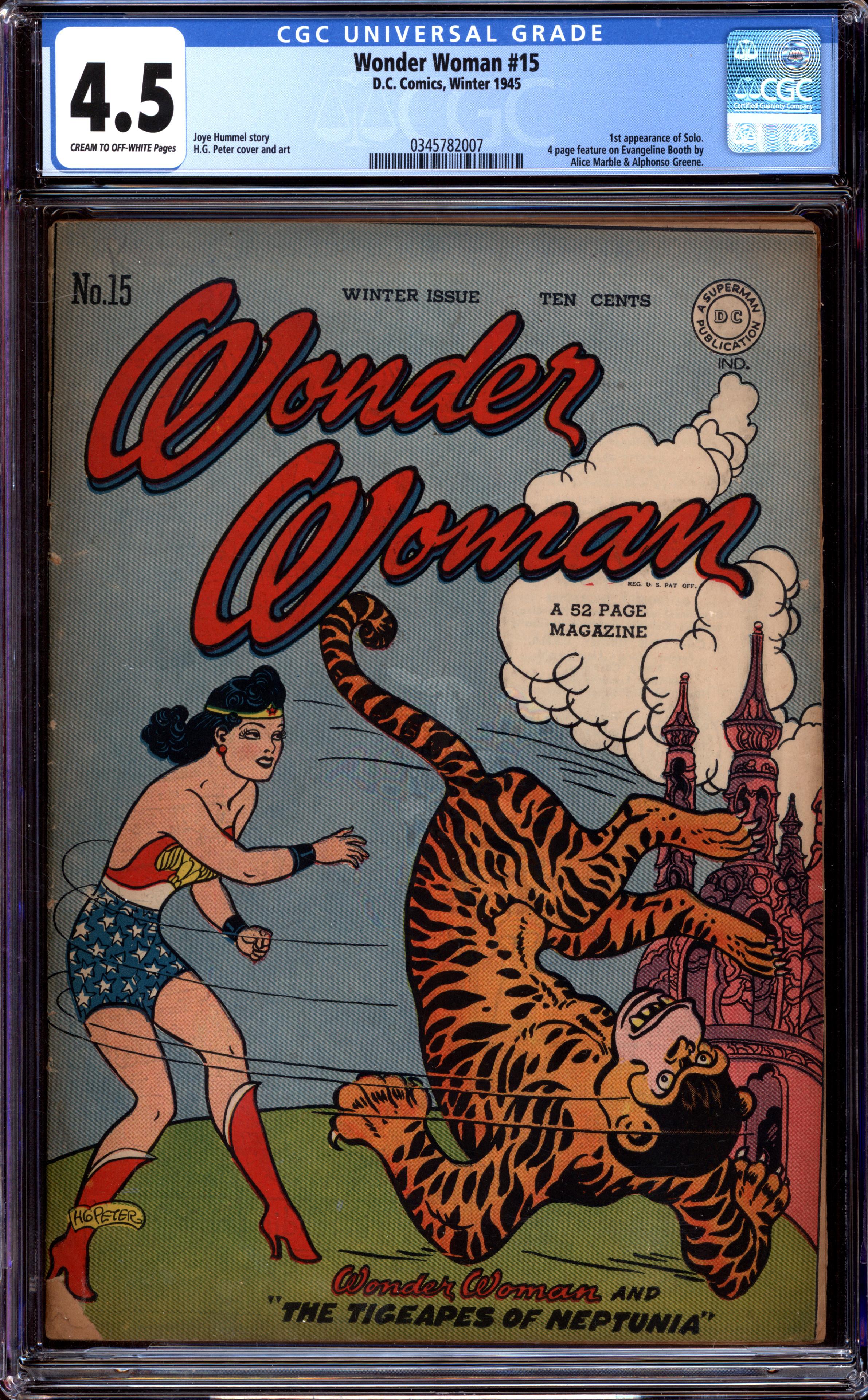 WONDER WOMAN Front Cover