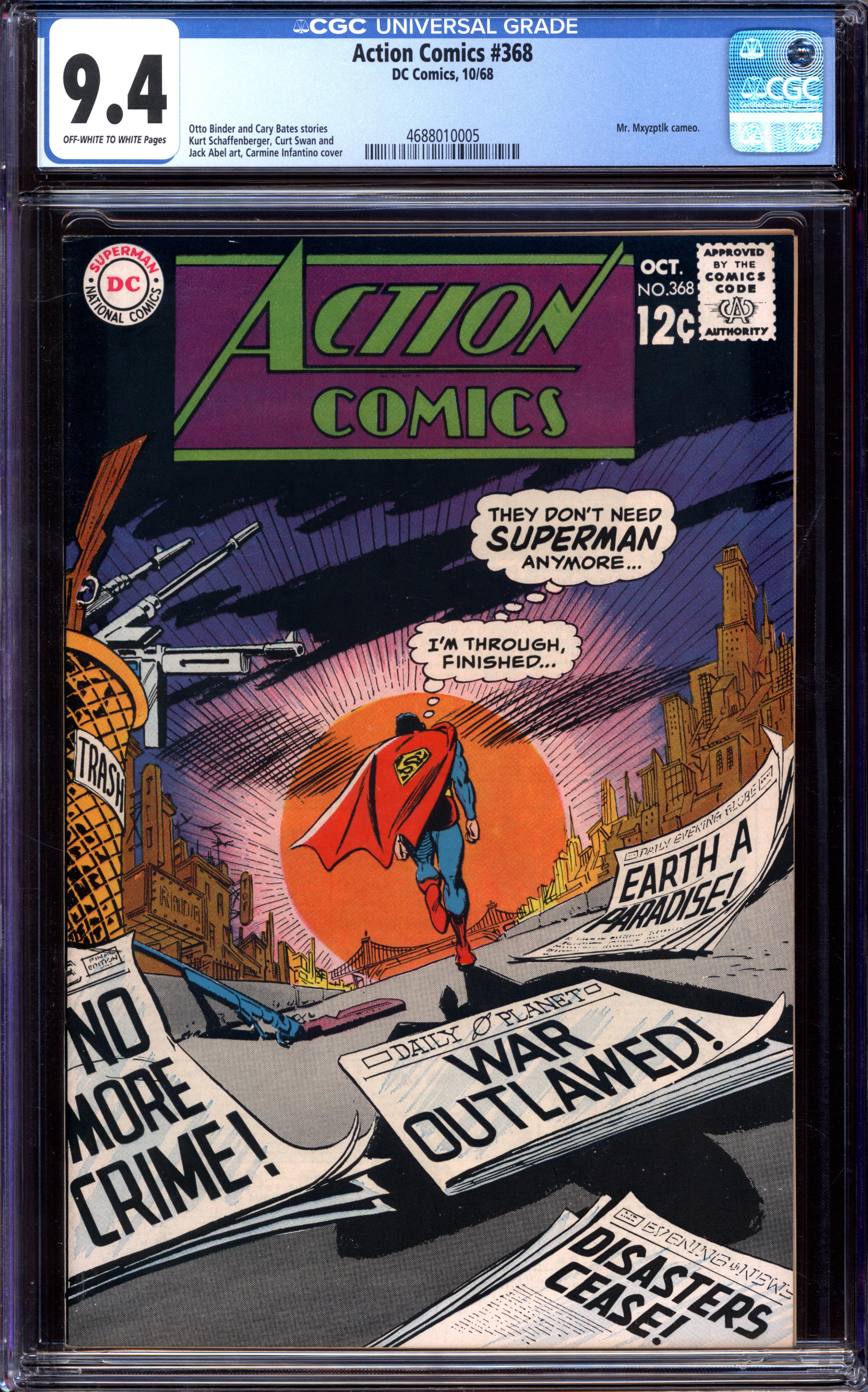ACTION COMICS Front Cover