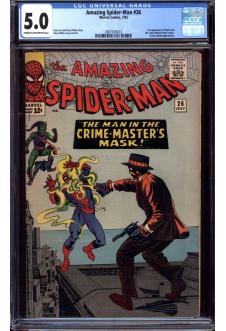 AMAZING SPIDER-MAN #26 CGC 5.0 CR/OW PAGES front cover