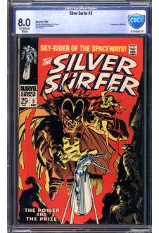SILVER SURFER #3 CBCS 8.0 OW/WH PAGES front cover