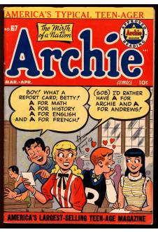 ARCHIE COMICS #67 5.5 front cover