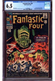 FANTASTIC FOUR #49 CGC 6.5 OW PAGES front cover