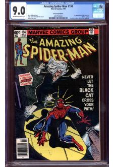 AMAZING SPIDER-MAN #194 CGC 9.0 OW/WH PAGES front cover