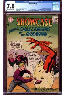 SHOWCASE #6 CGC 7.0 OW/WH PAGES front cover