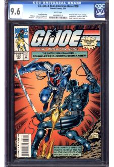 G.I. JOE, A REAL AMERICAN HERO #150 CGC 9.6 WHITE PAGES front cover