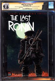 TMNT: THE LAST RONIN #1 CGC 9.6 WHITE PAGES 2ND PRINT front cover