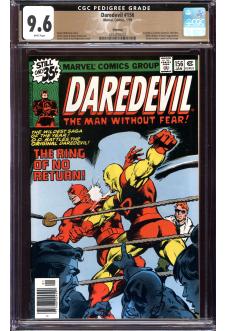 DAREDEVIL #156 CGC 9.6 WHITE PAGES front cover