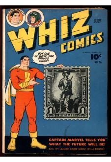 WHIZ COMICS #56 2.5 front cover