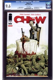 CHEW #1 CGC 9.6 WHITE PAGES front cover