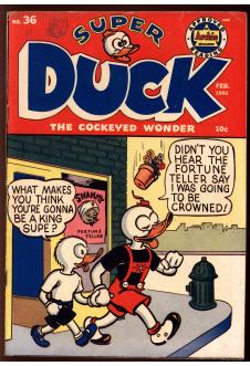 SUPER DUCK COMICS #36 4.0 front cover