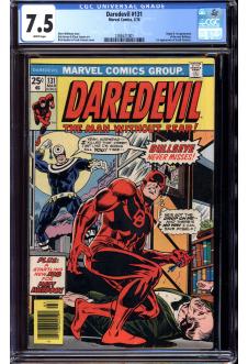 DAREDEVIL #131 CGC 7.5 WHITE PAGES front cover