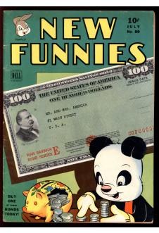 NEW FUNNIES #89 4.0 front cover