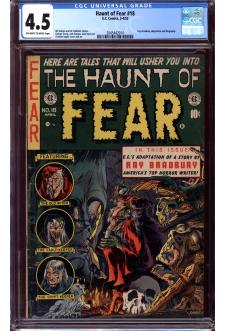 HAUNT OF FEAR #18 CGC 4.5 OW/WH PAGES front cover
