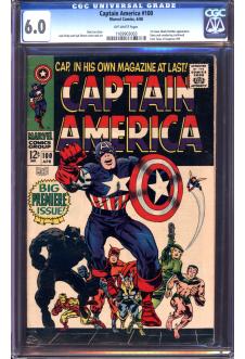 CAPTAIN AMERICA #100 CGC 6.0 OW PAGES front cover
