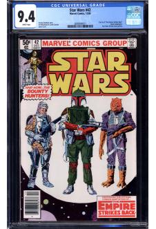 STAR WARS #42 CGC 9.4 WHITE PAGES front cover