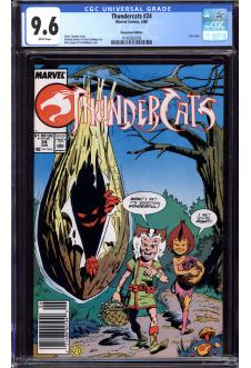 THUNDERCATS #24 CGC 9.6 WHITE PAGES front cover