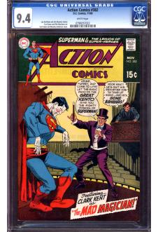 ACTION COMICS #382 CGC 9.4 WHITE PAGES front cover