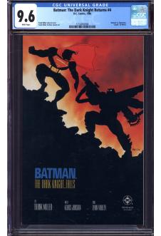 BATMAN: THE DARK KNIGHT RETURNS #4 CGC 9.6 WHITE PAGES front cover