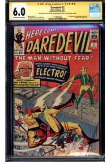 DAREDEVIL #2 CGC 6.0 OW/WH PAGES front cover