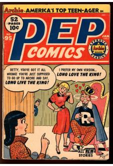 PEP COMICS #95 2.5 front cover